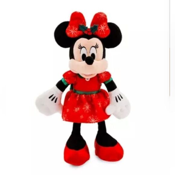 Nwt Minnie Mouse Holiday Plush - Disney store - Picture 1 of 8